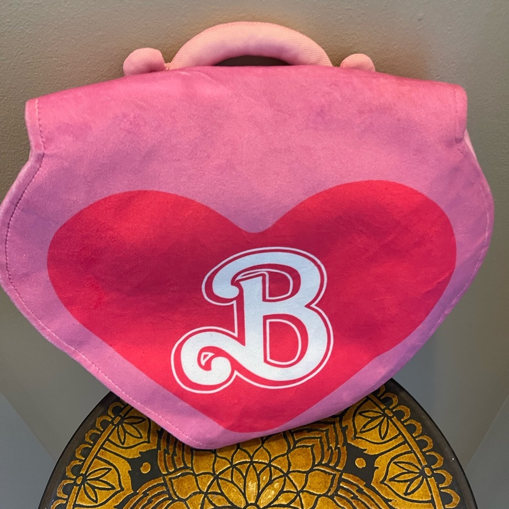 Barbie The Movie Pink Felt Bag Purse Kids Children’s Dolls WB No Blanket Mint - Picture 2 of 6